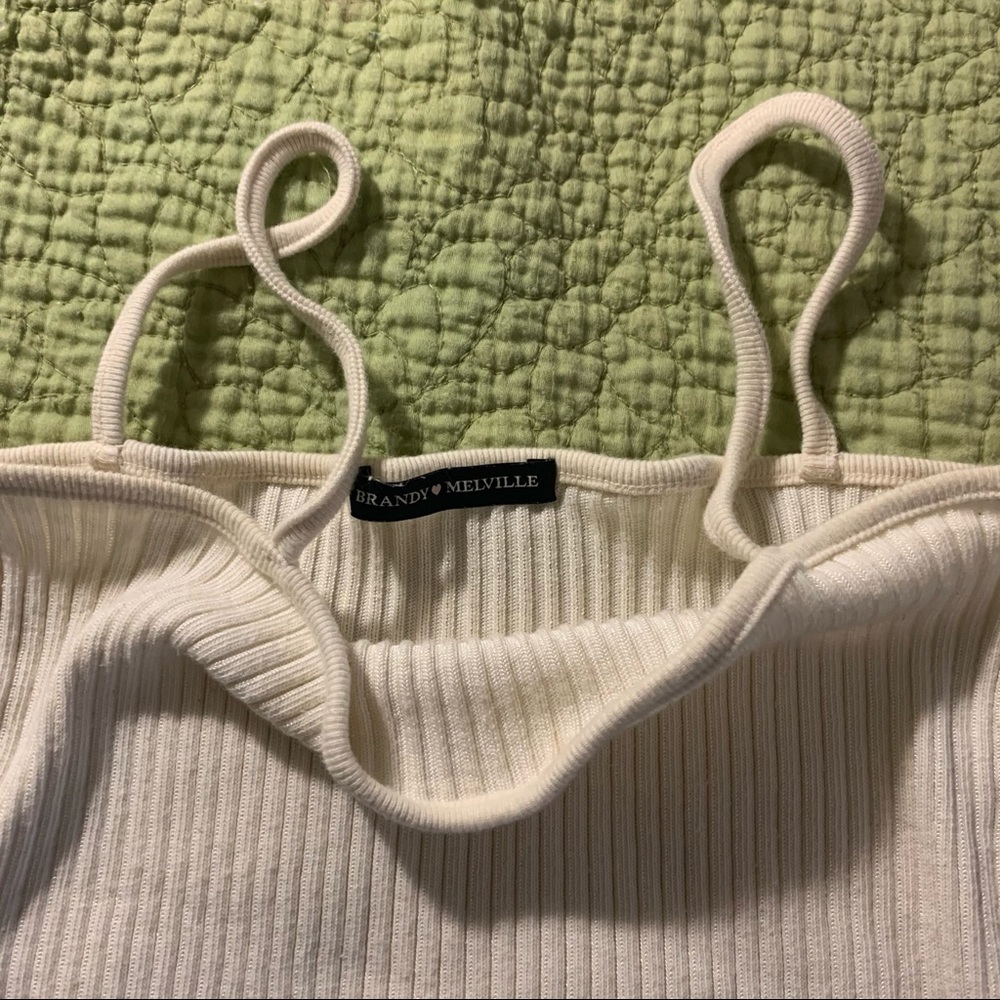 brandy Melville beige crop top